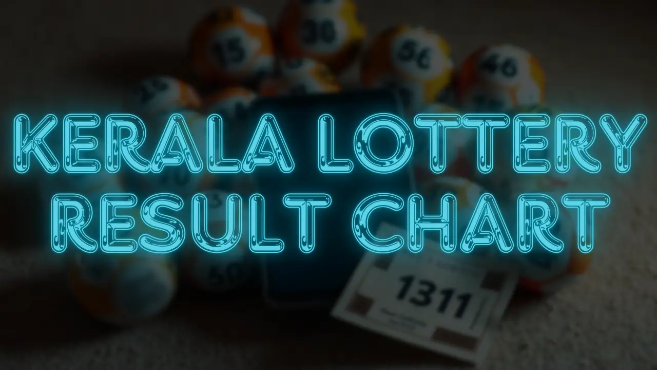 kerala lottery result chart