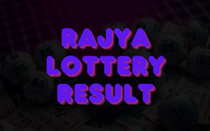 rajya lottery result